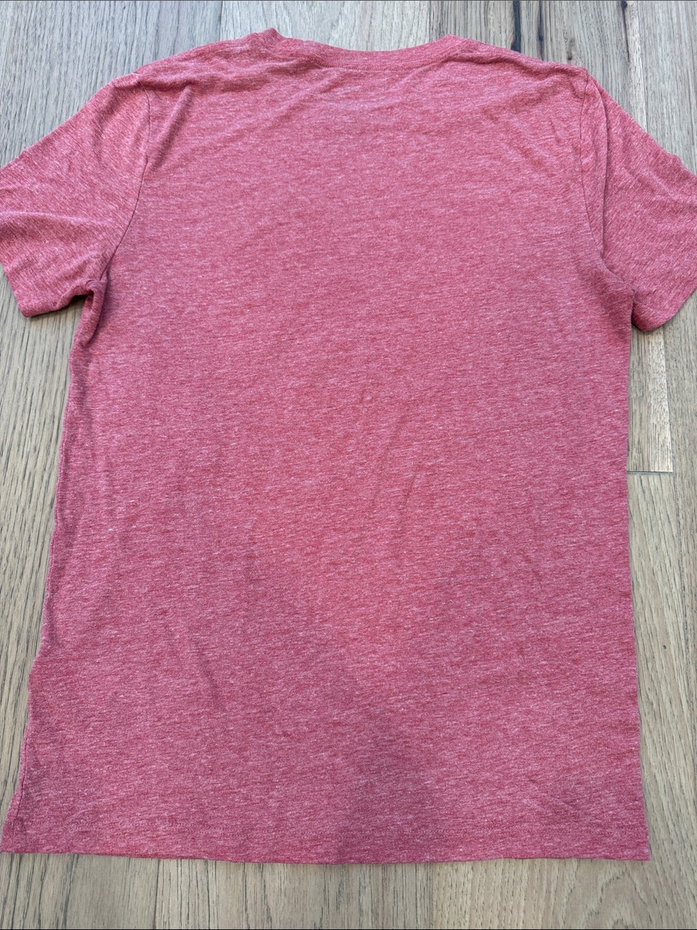 Lucky Brand Holiday Crew Neck Short Sleeve Women’s Small Red Heathered T-Shirt - Picture 10 of 11